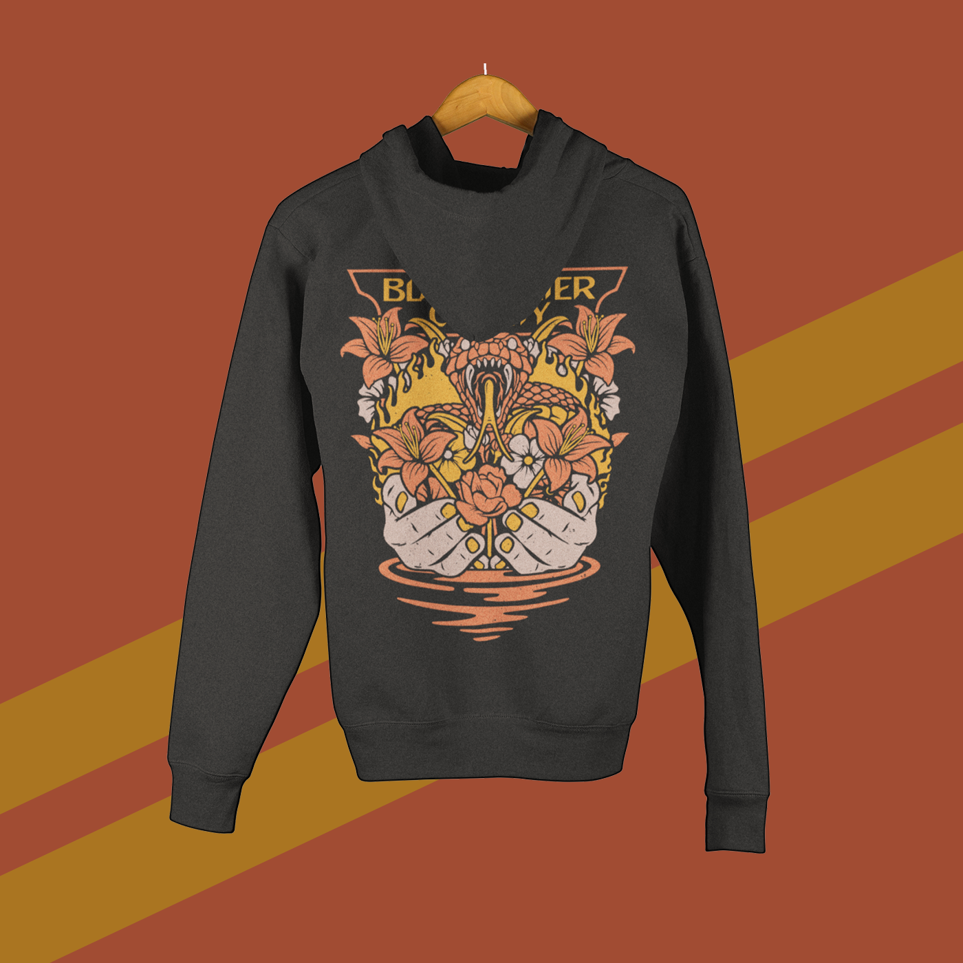 SW HOODIE HAPPY LIFE main image 1